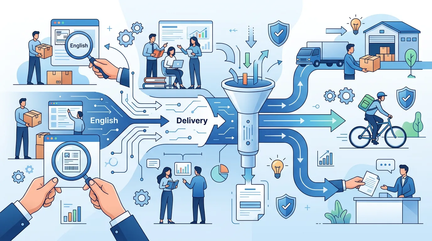 Delivery → Доставка