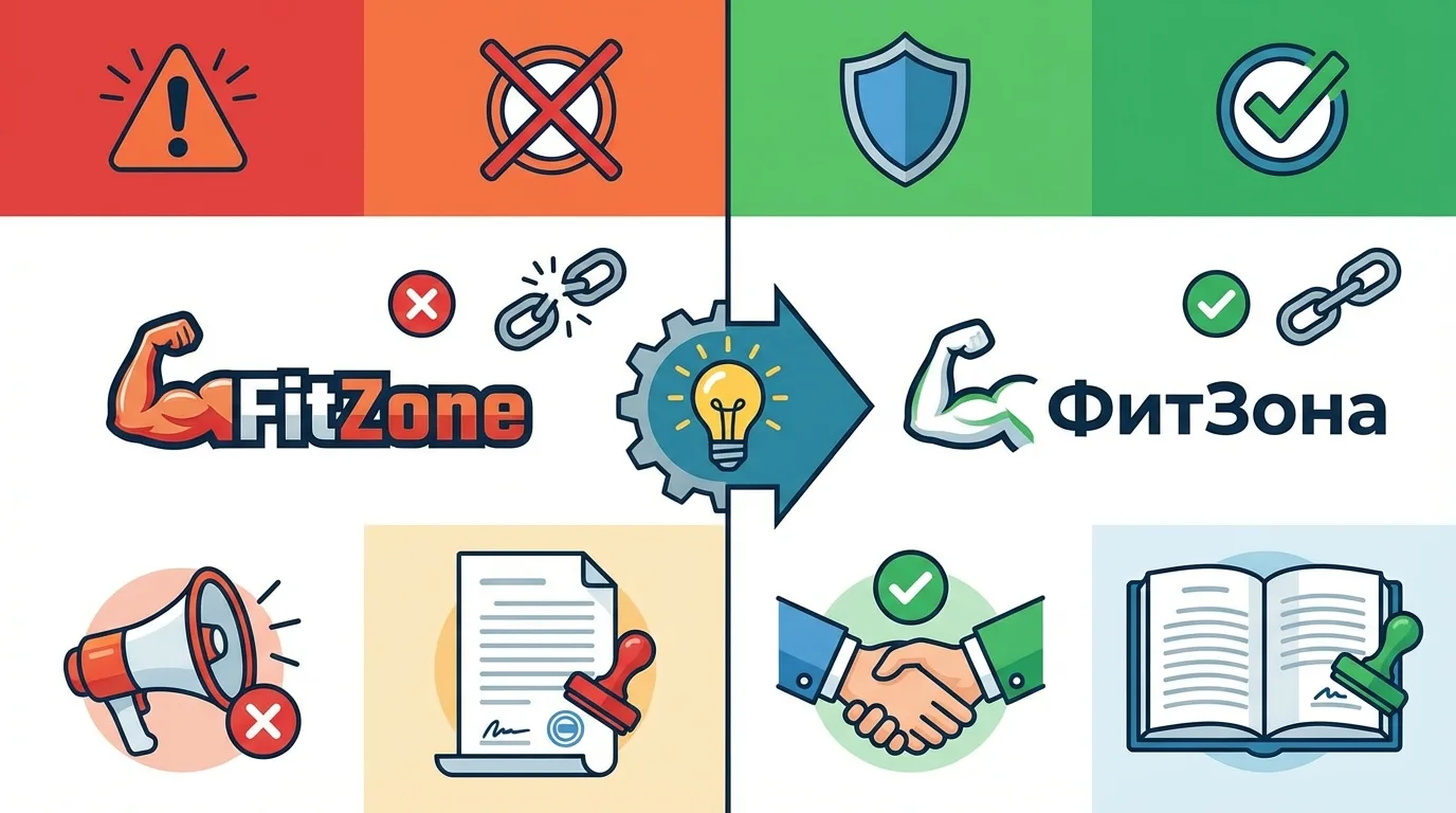 Фитнес-клуб: кейс ребрендинга под 168-ФЗ