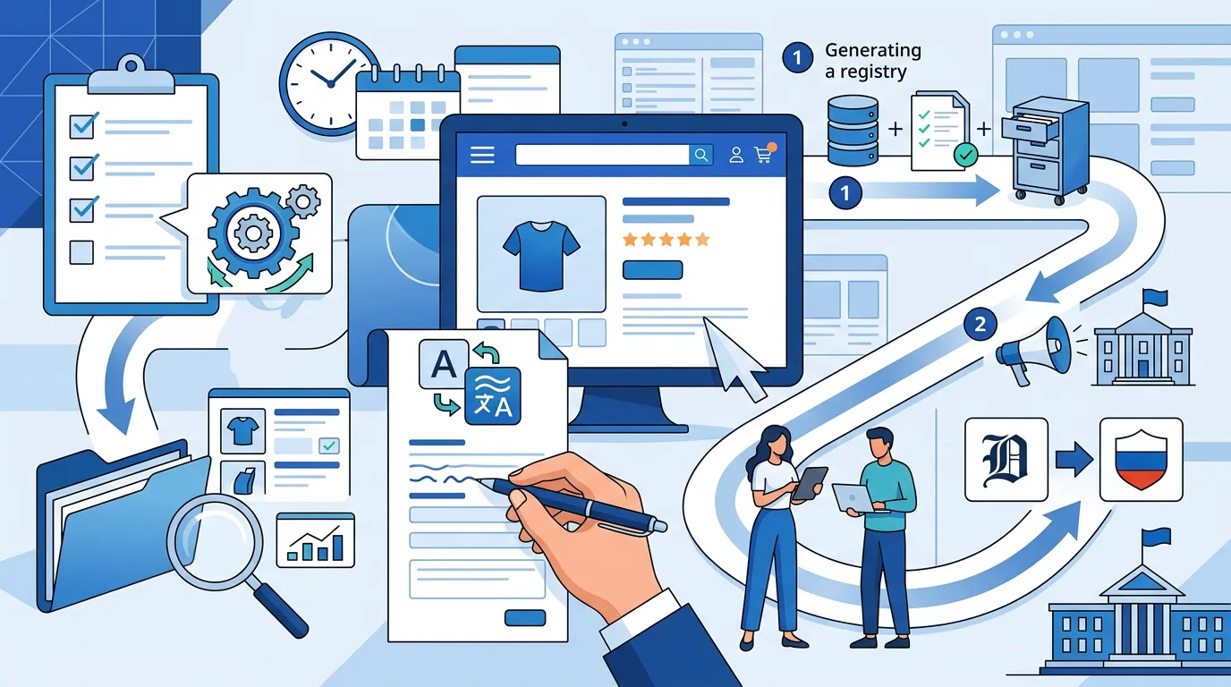 Карточки товаров: русификация