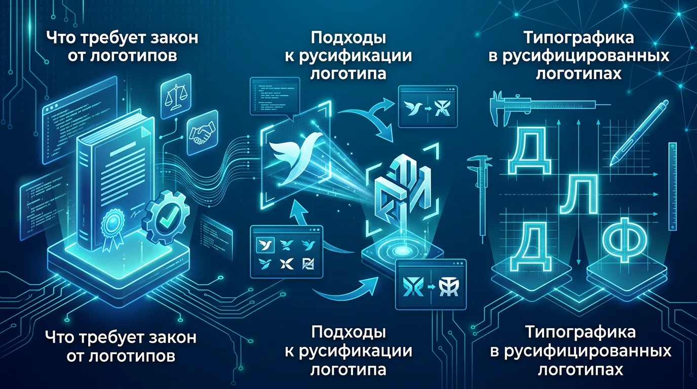 Русификация логотипа