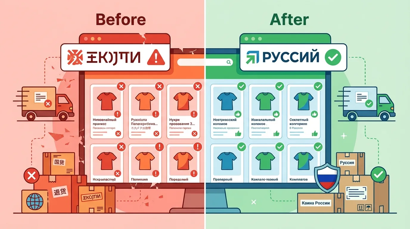 Селлер маркетплейса: русификация бренда на Wildberries и Ozon