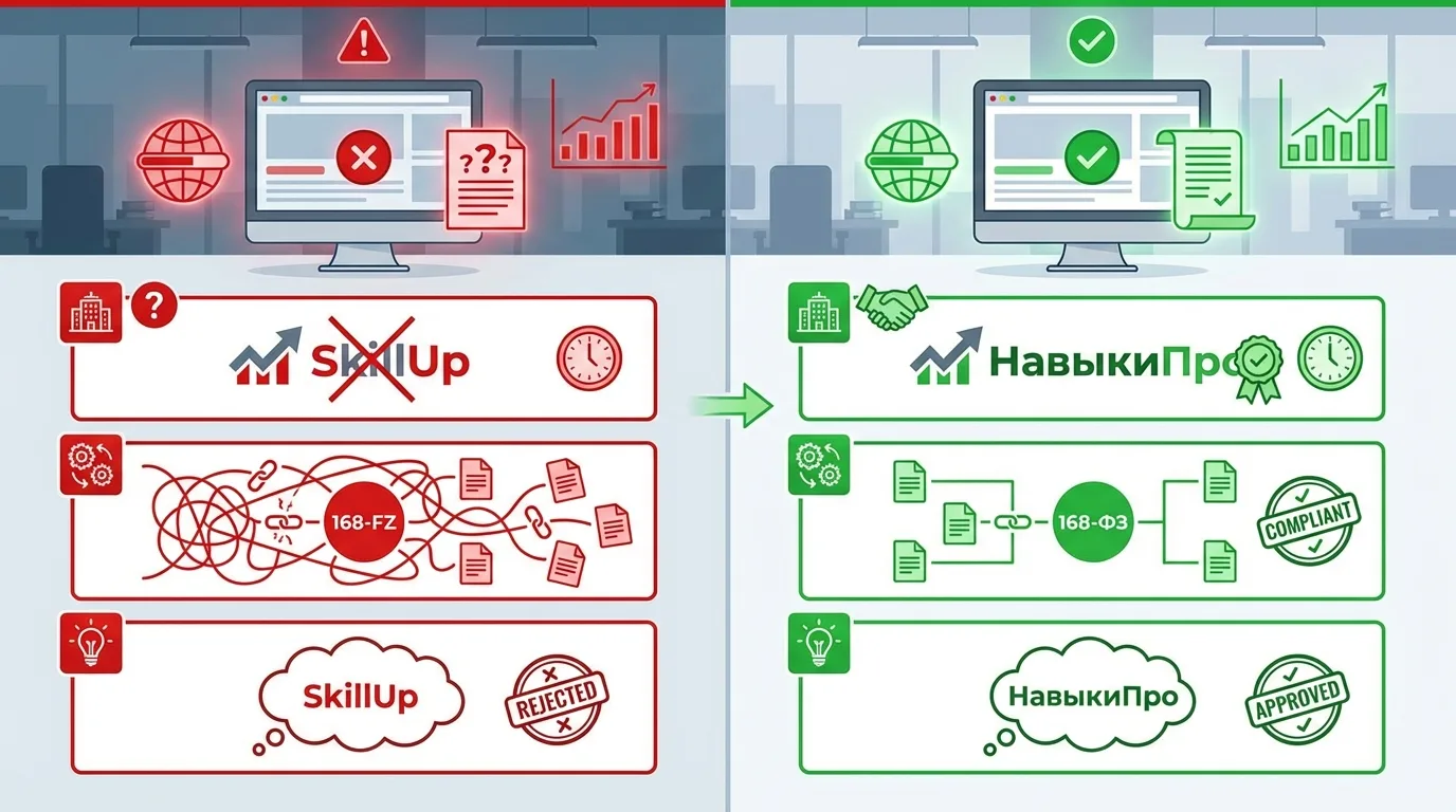 Онлайн-школа: кейс ребрендинга под 168-ФЗ