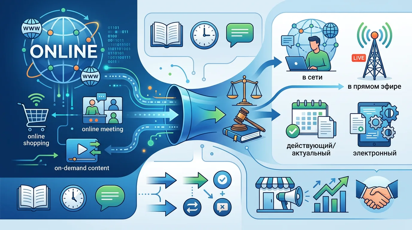 Online → Онлайн