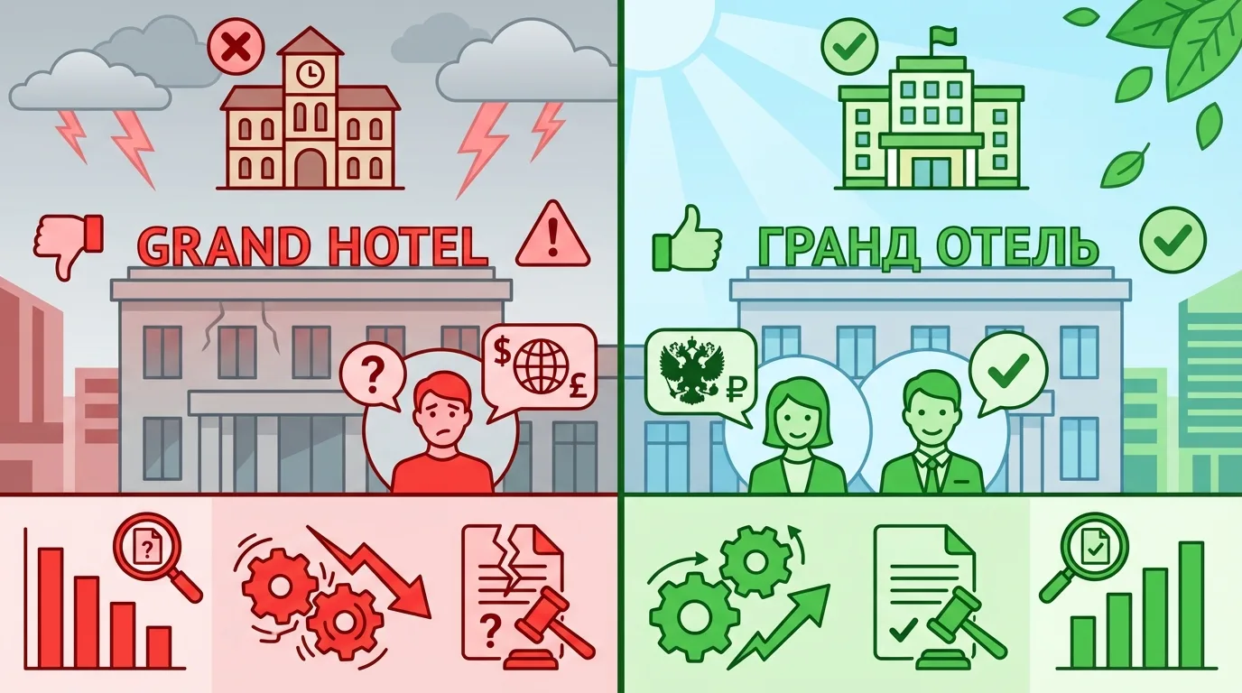 Отель: кейс ребрендинга под 168-ФЗ