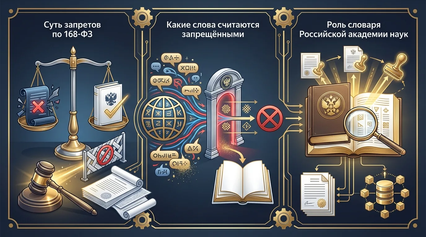 Русификация слов: что запрещено по 168-ФЗ